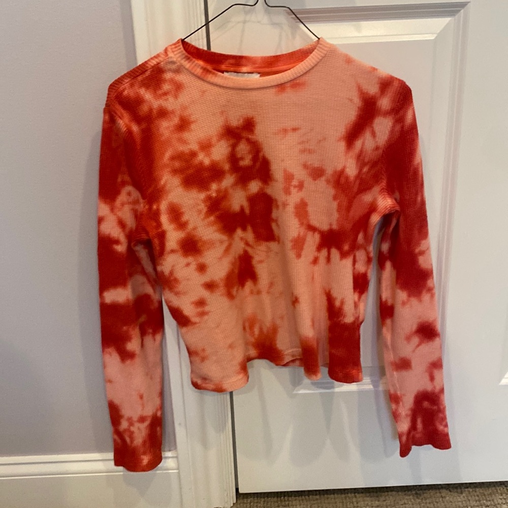 Tie dye long sleeve shirt